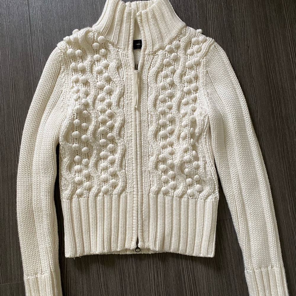 The Limited zip up Sweater Small
